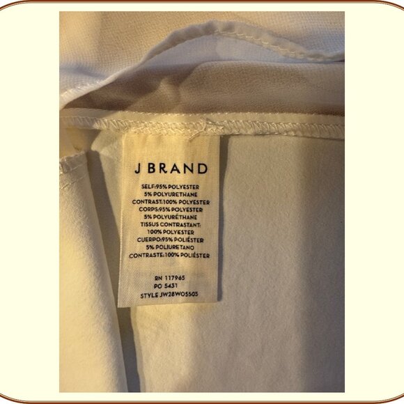 J Brand Full Length Designer Skirt with Sheer Side Panels - Picture 3 of 3